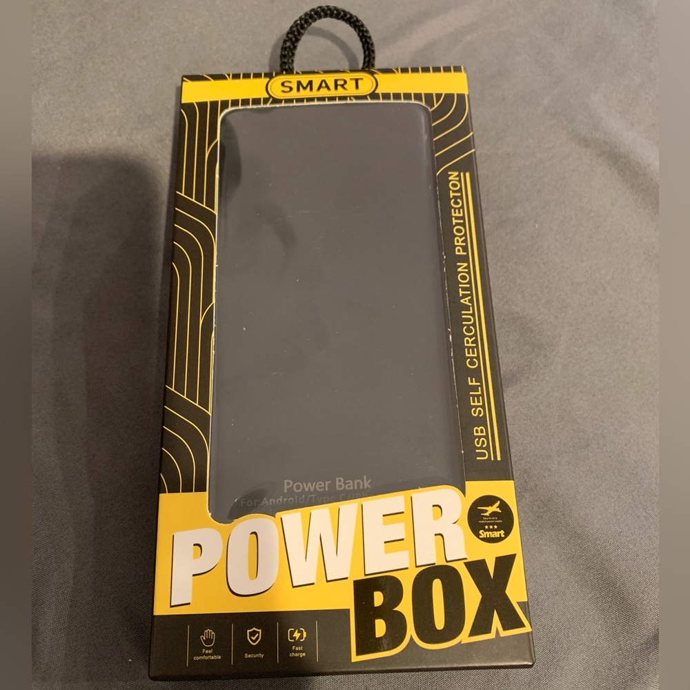 New SMART Power Box USB Backup - Fast Charge Power Bank